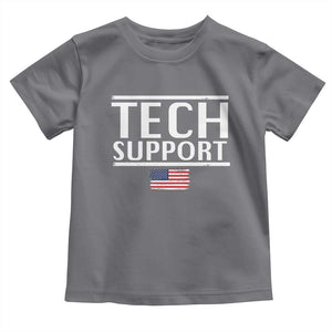 Tech Support Toddler T Shirt IT Support Programmer Engineer Elon Musk TS10 Charcoal Print Your Wear