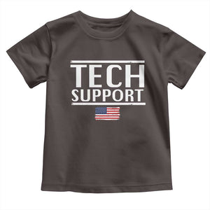 Tech Support Toddler T Shirt IT Support Programmer Engineer Elon Musk TS10 Dark Chocolate Print Your Wear