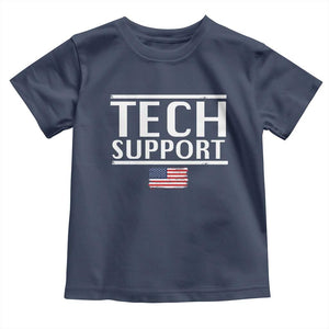 Tech Support Toddler T Shirt IT Support Programmer Engineer Elon Musk TS10 Navy Print Your Wear