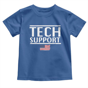 Tech Support Toddler T Shirt IT Support Programmer Engineer Elon Musk TS10 Royal Blue Print Your Wear