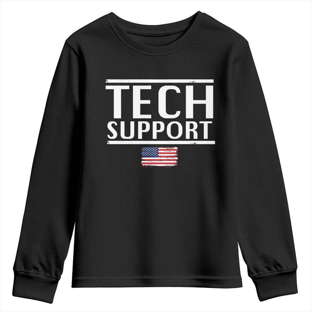 Tech Support Youth Sweatshirt IT Support Programmer Engineer Elon Musk TS10 Black Print Your Wear