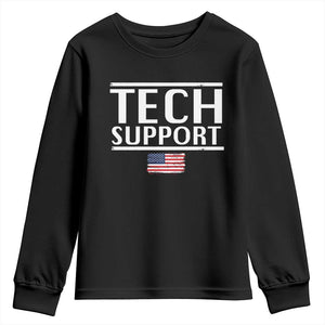 Tech Support Youth Sweatshirt IT Support Programmer Engineer Elon Musk TS10 Black Print Your Wear
