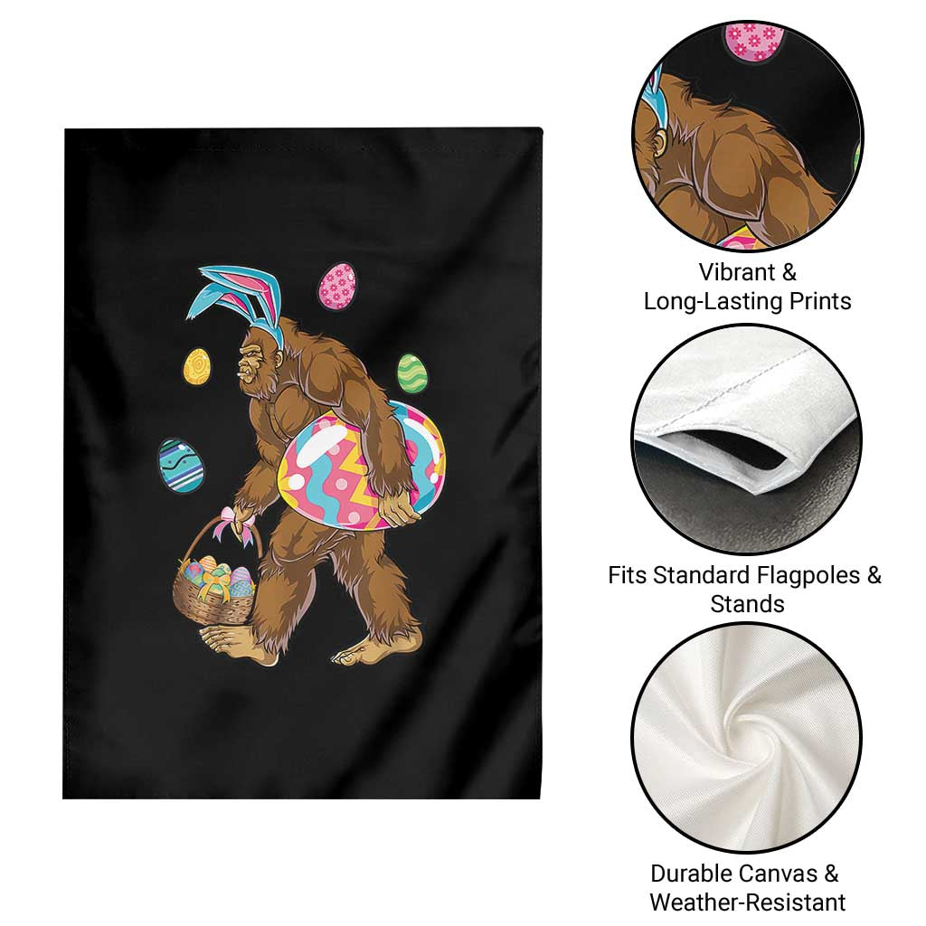 Bigfoot Easter Garden Flag Funny Sasquatch Eggs Hunting TS10 Print Your Wear