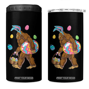 Bigfoot Easter 4 in 1 Can Cooler Tumbler Funny Sasquatch Eggs Hunting TS10 One Size: 16 oz Black Print Your Wear