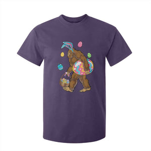 Bigfoot Easter T Shirt For Kid Funny Sasquatch Eggs Hunting TS10 Purple Print Your Wear