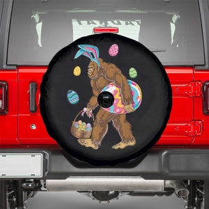 Bigfoot Easter Spare Tire Cover Funny Sasquatch Eggs Hunting TS10 Black Print Your Wear
