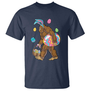 Bigfoot Easter T Shirt Funny Sasquatch Eggs Hunting TS10 Navy Print Your Wear