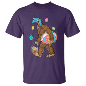 Bigfoot Easter T Shirt Funny Sasquatch Eggs Hunting TS10 Purple Print Your Wear
