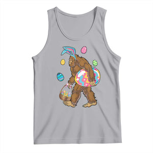 Bigfoot Easter Tank Top Funny Sasquatch Eggs Hunting TS10 Athletic Heather Print Your Wear