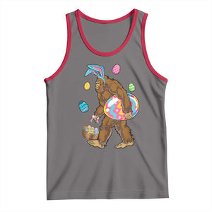 Bigfoot Easter Tank Top Funny Sasquatch Eggs Hunting TS10 Deep Heather Red Print Your Wear