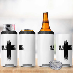 He Is Risen 4 in 1 Can Cooler Tumbler Christian Easter Cross TS10 Print Your Wear