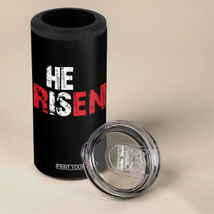 He Is Risen 4 in 1 Can Cooler Tumbler Vintage Christian Religious Faith TS10 Print Your Wear