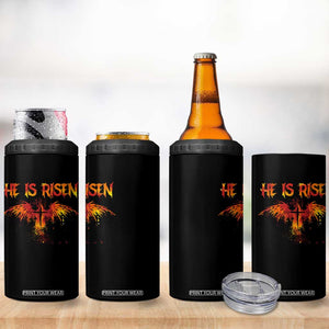 He Is Risen 4 in 1 Can Cooler Tumbler Phoenix Christian Jesus Resurrection Cross TS10 Print Your Wear