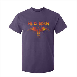 He Is Risen T Shirt For Kid Phoenix Christian Jesus Resurrection Cross TS10 Purple Print Your Wear
