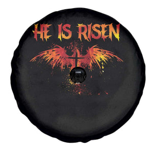 He Is Risen Spare Tire Cover Phoenix Christian Jesus Resurrection Cross TS10 Print Your Wear