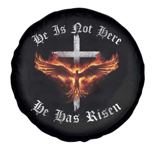 Easter Jesus Has Risen Spare Tire Cover Christian Religious Phoenix Resurrection Cross TS10 Print Your Wear