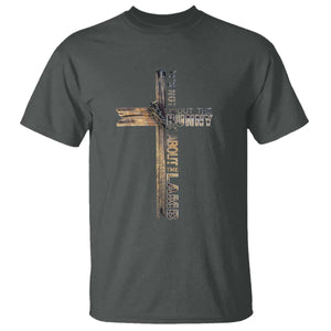 Easter Christian T Shirt Vintage Cross Farmhouse Religious Not About Bunny About the Lamb TS10 Dark Heather Print Your Wear