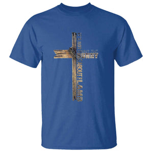 Easter Christian T Shirt Vintage Cross Farmhouse Religious Not About Bunny About the Lamb TS10 Royal Blue Print Your Wear