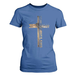 Easter Christian T Shirt For Women Vintage Cross Farmhouse Religious Not About Bunny About the Lamb TS10 Royal Blue Print Your Wear