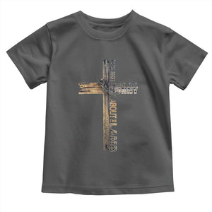 Easter Christian Toddler T Shirt Vintage Cross Farmhouse Religious Not About Bunny About the Lamb TS10 Dark Heather Print Your Wear