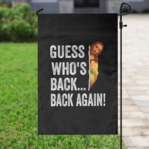 Funny Jesus Meme Quote Garden Flag Easter Guess Whos Back Funny Religious TS10 Print Your Wear