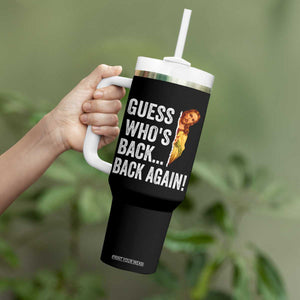 Funny Jesus Meme Quote Tumbler With Handle Easter Guess Whos Back Funny Religious TS10 Print Your Wear