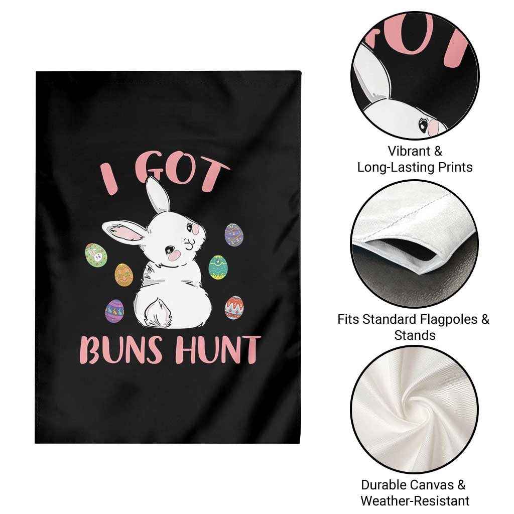 Rabbit Easter Bunny Sunglasses Garden Flag I Got Buns Hun Funny Jokes TS10 Print Your Wear