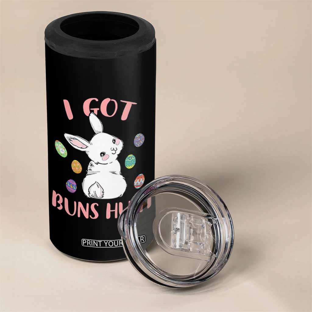Rabbit Easter Bunny Sunglasses 4 in 1 Can Cooler Tumbler I Got Buns Hun Funny Jokes TS10 Print Your Wear