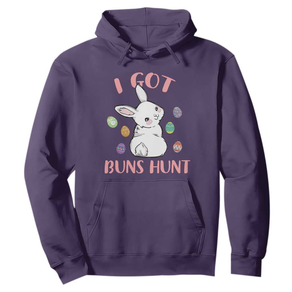 Rabbit Easter Bunny Sunglasses Hoodie I Got Buns Hun Funny Jokes TS10 Purple Print Your Wear