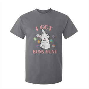 Rabbit Easter Bunny Sunglasses T Shirt For Kid I Got Buns Hun Funny Jokes TS10 Charcoal Print Your Wear