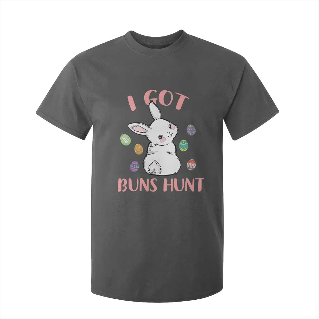 Rabbit Easter Bunny Sunglasses T Shirt For Kid I Got Buns Hun Funny Jokes TS10 Dark Heather Print Your Wear