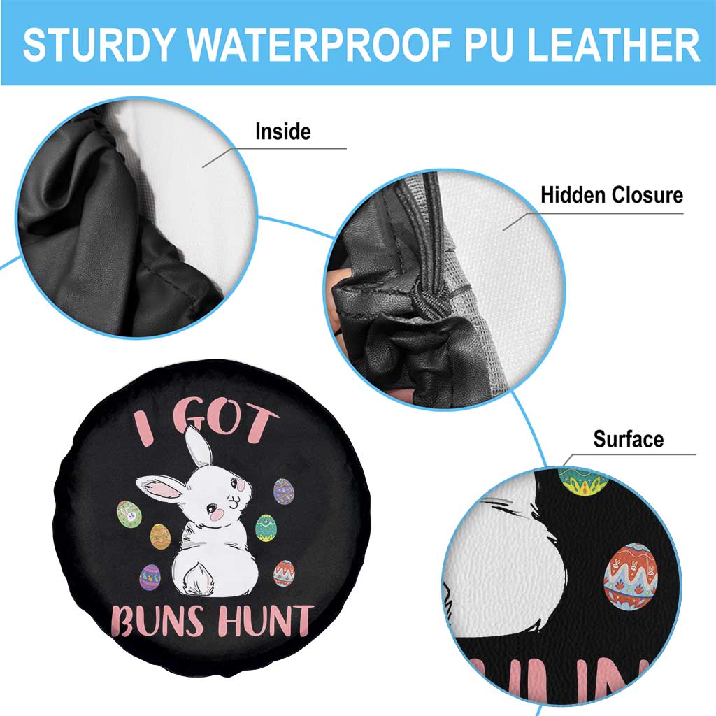 Rabbit Easter Bunny Sunglasses Spare Tire Cover I Got Buns Hun Funny Jokes TS10 Print Your Wear