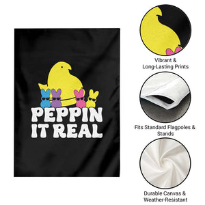 Easter Bunny Garden Flag Peepin It Real Rabbit Candy Easter TS10 Print Your Wear