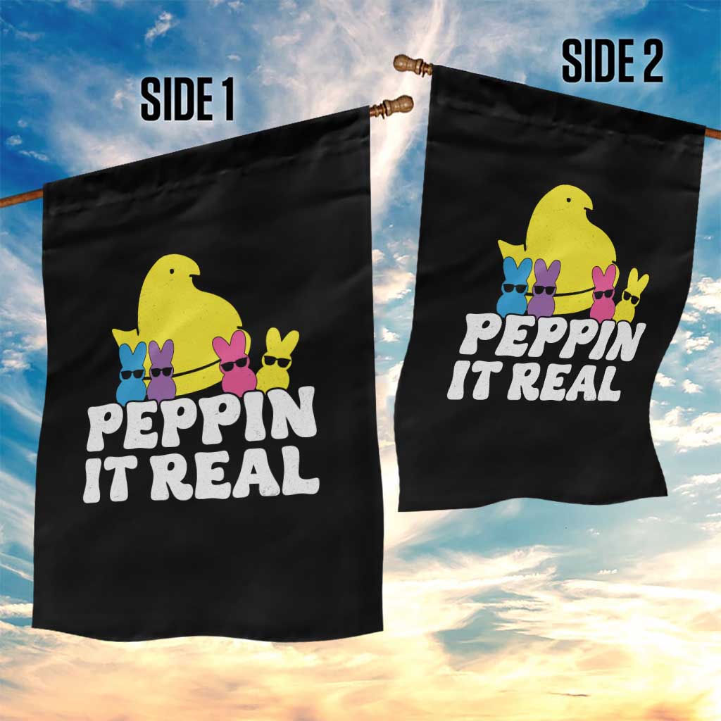 Easter Bunny Garden Flag Peepin It Real Rabbit Candy Easter TS10 Print Your Wear