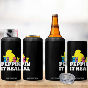 Easter Bunny 4 in 1 Can Cooler Tumbler Peepin It Real Rabbit Candy Easter TS10 Print Your Wear