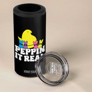 Easter Bunny 4 in 1 Can Cooler Tumbler Peepin It Real Rabbit Candy Easter TS10 Print Your Wear