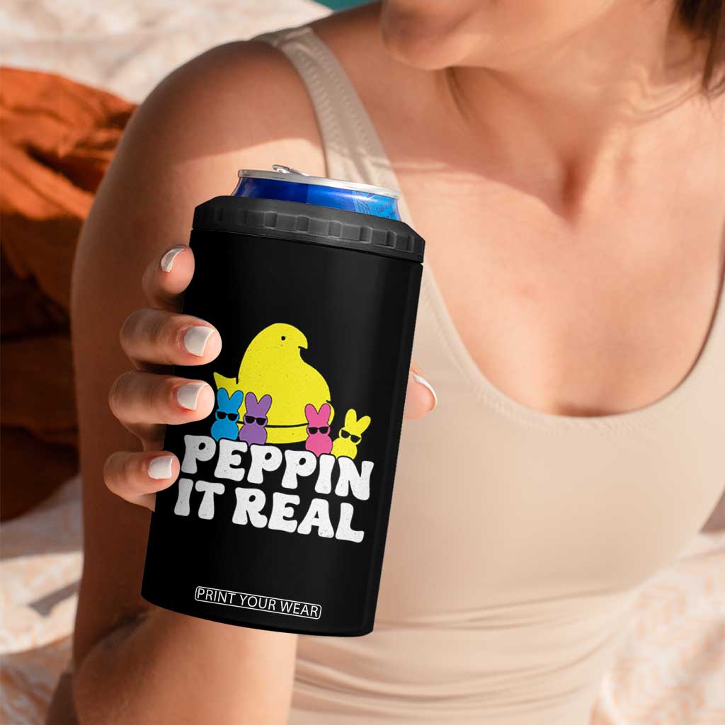 Easter Bunny 4 in 1 Can Cooler Tumbler Peepin It Real Rabbit Candy Easter TS10 Print Your Wear
