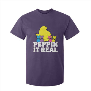 Easter Bunny T Shirt For Kid Peepin It Real Rabbit Candy Easter TS10 Purple Print Your Wear