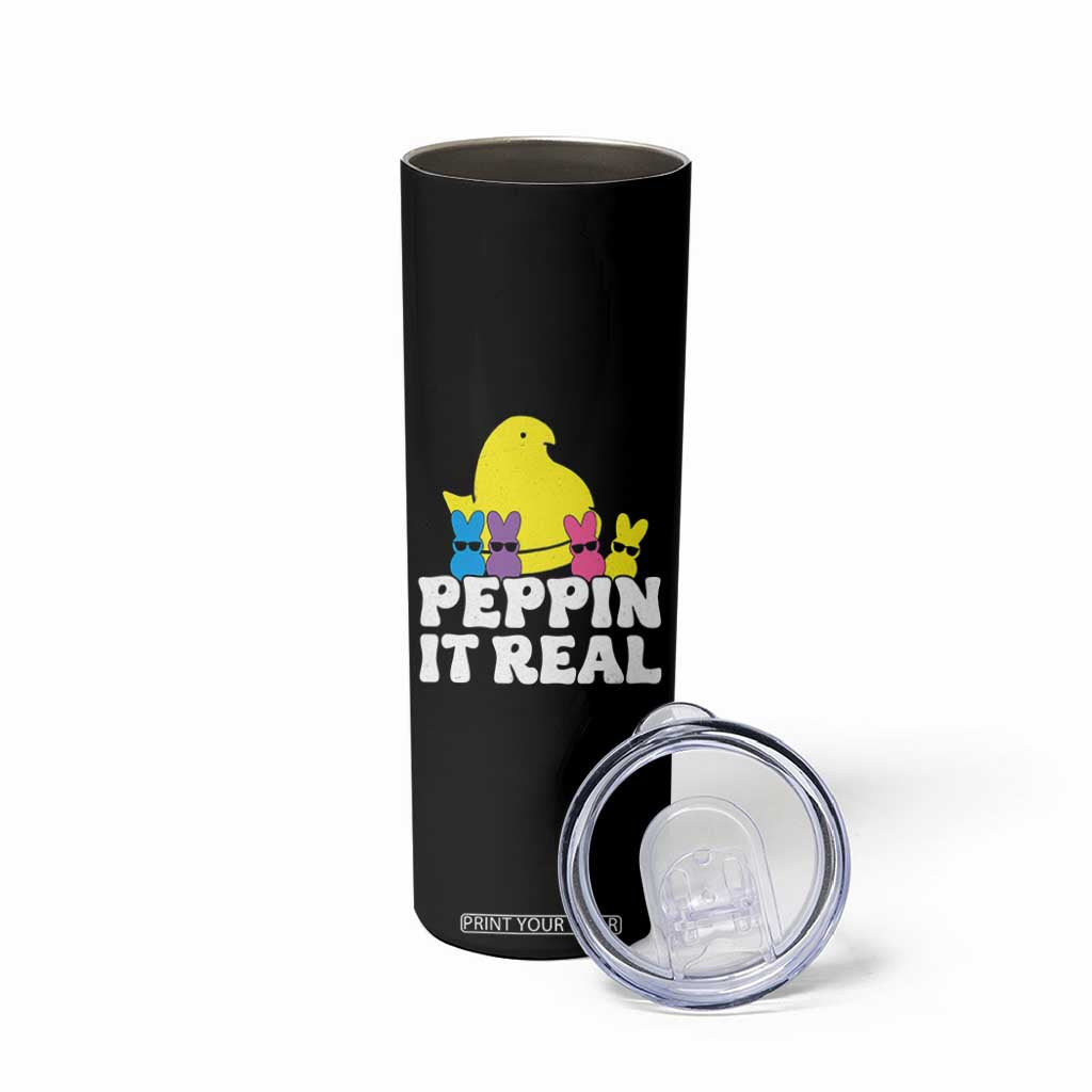 Easter Bunny Skinny Tumbler Peepin It Real Rabbit Candy Easter TS10 Print Your Wear