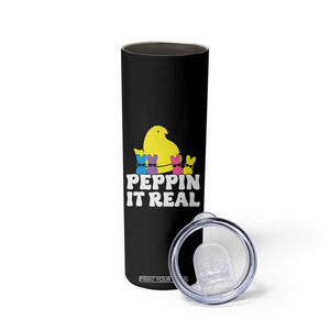 Easter Bunny Skinny Tumbler Peepin It Real Rabbit Candy Easter TS10 Print Your Wear