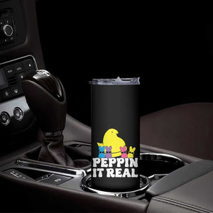 Easter Bunny Skinny Tumbler Peepin It Real Rabbit Candy Easter TS10 Print Your Wear