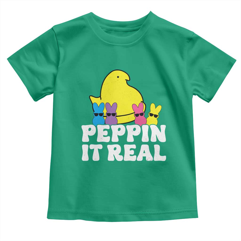 Easter Bunny Toddler T Shirt Peepin It Real Rabbit Candy Easter TS10 Irish Green Print Your Wear