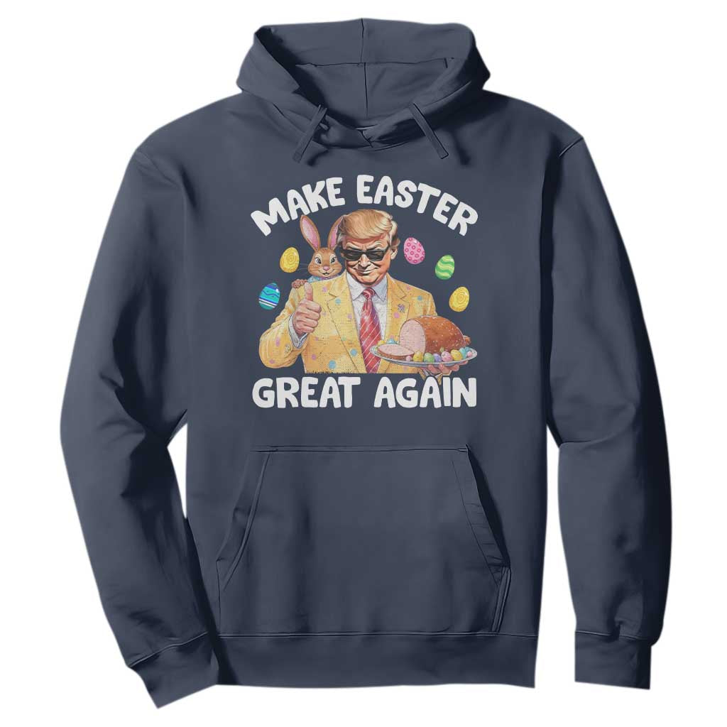 Easter Trump Hoodie Make Easter Great Again TS10 Navy Print Your Wear