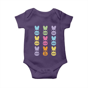 Easter Bruh Baby Onesie Gen Alpha Slang Skibidi Rizz Cute Bunny TS10 Purple Print Your Wear