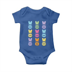 Easter Bruh Baby Onesie Gen Alpha Slang Skibidi Rizz Cute Bunny TS10 Royal Blue Print Your Wear