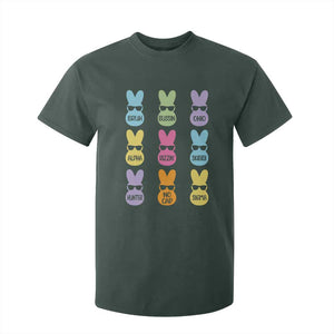 Easter Bruh T Shirt For Kid Gen Alpha Slang Skibidi Rizz Cute Bunny TS10 Dark Forest Green Print Your Wear