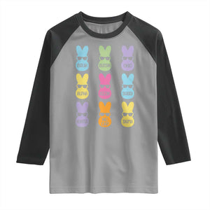 Easter Bruh Raglan Shirt Gen Alpha Slang Skibidi Rizz Cute Bunny TS10 Sport Gray Black Print Your Wear