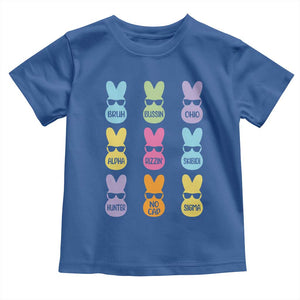 Easter Bruh Toddler T Shirt Gen Alpha Slang Skibidi Rizz Cute Bunny TS10 Royal Blue Print Your Wear