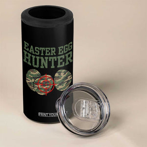 Easter Egg Hunter 4 in 1 Can Cooler Tumbler Camo Funny Hunting TS10 Print Your Wear
