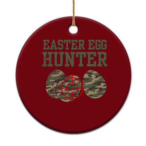 Easter Egg Hunter Ceramic Ornament Camo Funny Hunting TS10 1pc Red Print Your Wear
